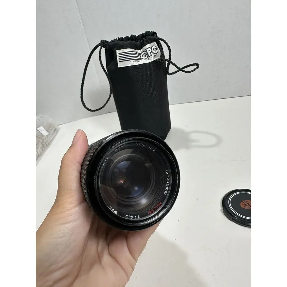 CPC HPS Auto Zoom MACRO 75-200 MM 1:4.5 Camera‎ LENS 483672 With Case